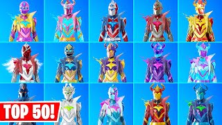 TOP 50 BEST SPECTRA KNIGHT SKIN COMBOS IN FORTNITE OG [upl. by Lodnar]