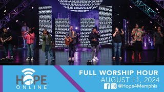 Hope Online Full Worship Hour  August 11 [upl. by Nazario307]