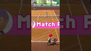 First Match Back A Brilliant Match Point Save En Route to Victory nintendoswitchsports shorts [upl. by Karoly]