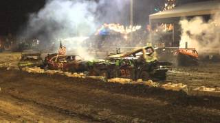 Adams County Fair Demo Derby 14 [upl. by Ennovy807]