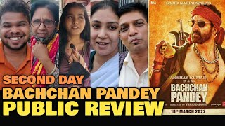 Bachchan Pandey SECOND DAY Public Review  Akshay Kumar Kriti Sanon Arshad Warsi [upl. by Farrand]