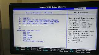 excluded from boot order lenovo solved [upl. by Aneeres573]