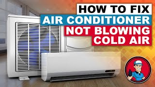 How to Fix Air Conditioner Not Blowing Cold Air  HVAC Training 101 [upl. by Lahcsap777]