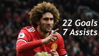 Marouane Fellaini  22 Goals and 7 Assists for Manchester United [upl. by Notlih366]