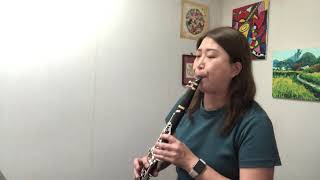 ABRSM Clarinet from 2022 Gr6 A1 Corrente by JS Bach [upl. by Nanis]