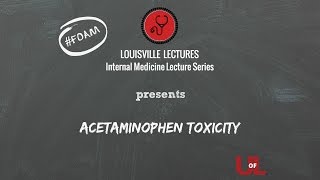 Acetaminophen amp Salicylate Toxicity with Dr Bosse [upl. by Sifan409]