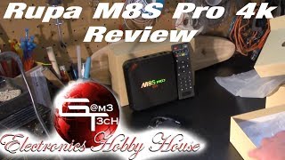 Rupa M8S Pro 4k Android box Review and Testing [upl. by Talich]