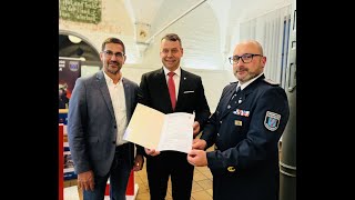 🚒 145 Jahre Freiwillige Feuerwehr Pasewalk – Landrat Michael Sack gratuliert 💪👏 [upl. by Demakis]