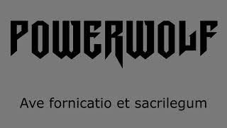 Powerwolf  Stossgebet Lyrics [upl. by Dianthe]