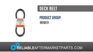 M126536 New John Deere Riding Mower Deck Belt LT133 LT150 LT155 LT160 LT1170 [upl. by Gilbert107]