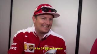 Mexican GP 2016 JP Montoya interviews Kimi Räikkönen on Vi [upl. by Cosma]