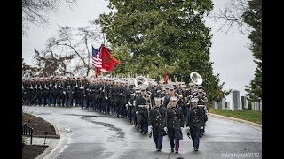 Burial of Gen PX Kelley at Arlington National Cemetery [upl. by Shandeigh]