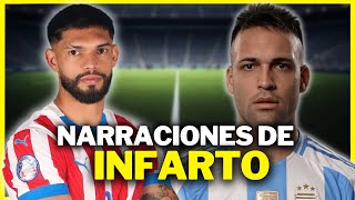 ASÍ NARRARON LOS GOLES DE PARAGUAY ANTE ARGENTINA EN SUDAMERICA  eliminatorias2026 [upl. by Uy]