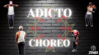 Adicto by Prince Royce Ft Marc Anthony Zumba or dance fitness choreography [upl. by Arleyne]