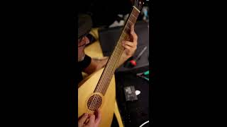 Fret crowning amp restringing of luth guitar [upl. by Will726]