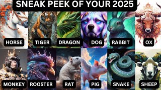 CHOOSE YOUR BIRTH YEAR ✨️ CHINESE ZODIAC 🦋 SNEAK PEEK OF YOUR 2025🦄 [upl. by Clein]