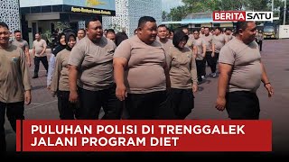 Obesitas Puluhan Polisi di Trenggalek Jalani Program Diet  Beritasatu [upl. by Ytirahc296]