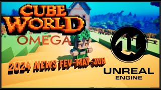 CUBE WORLD OMEGA  UNREAL ENGINE cubeworld [upl. by Philbin]