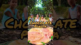 chocolate parantha shortvideo viralvideo food cooking recipe MaMeyerRannaghar1 [upl. by Laeira]