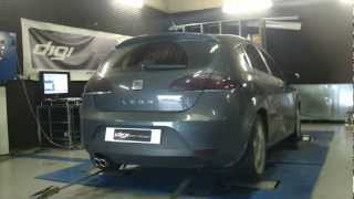 Reprogrammation Moteur  Seat Leon tdi 170cv  201cv Dyno Digiservices Paris [upl. by Charmine]