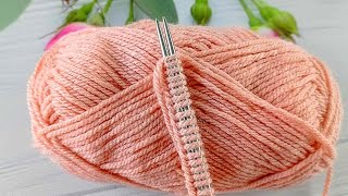 Everyone is after this awesome pattern Easy and Most Beautiful Two Needle Knitting Pattern [upl. by Yetsirhc]