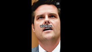 Breaking  Matt Gaetz withdraws from attorney general consideration BlackStarNetwork [upl. by Torey]