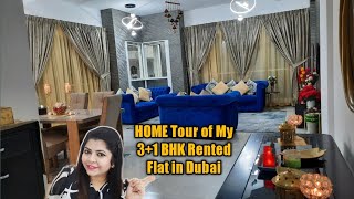 🏠 House Tour of 31 BHK Rented Flat in Dubai  दुबई का आपको अपना घर 🏡 दिखाती हूँ आज Dubai3BHKHouse [upl. by Raseac]