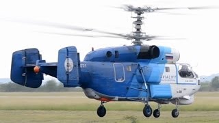 Kamov Ka32C engine start and take off from HévízBalaton Airport Hungary [upl. by Hsetim576]