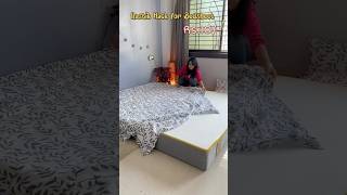 Rs10 elastic hack for Bedsheet  DIY fitted Bedsheet hack bedsheet diy easydiy youtube [upl. by Akilaz]