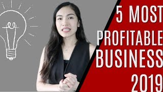 5 MOST PROFITABLE BUSINESS IN THE PHILIPPINES 2019⎮JOYCE YEO [upl. by Ecyt373]