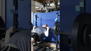 Incline Press 70k154lb Easy [upl. by Oina559]