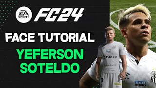 FACE DE YEFERSON SOTELDO PARA FC24  FACE TUTORIAL PARA PS4PS5 Y PC [upl. by Sudoeht]