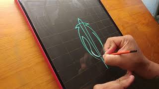 How to Pinstripe Simple Pinstriping Design 16 [upl. by Childs]