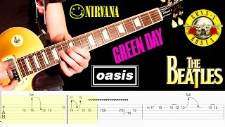 Top 5 Simple Guitar Solos For Beginners Performed by Karl Golden [upl. by Ruon]