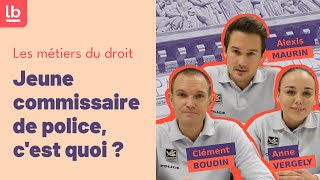 Métiers du droitEpisode 8  Jeune commissaire de police cest quoi [upl. by Asihtal749]