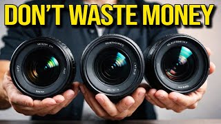 The Best 3 Lenses YOU can BUY For Your SONY APSC [upl. by Ring536]