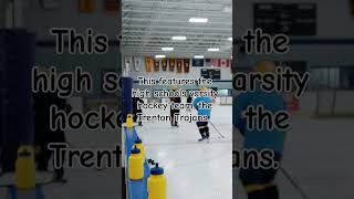 Trenton Trojans High School Hockey Season Hype 3 shorts highschoolhockey michigan [upl. by Adnamor]