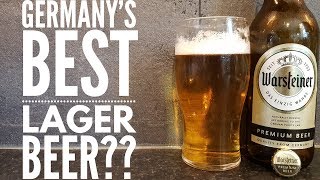 Warsteiner Premium Lager Beer Review  Brauerei Warsteiner [upl. by Feld255]