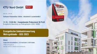 Energetische Bewertung von Wohngebäuden  Energieberater Professional 3D Plus JSPO200 Teil 2 [upl. by Ninahs946]