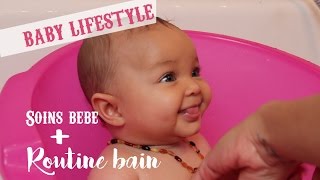 Produits soins bébé naturelsbio  Routine bain [upl. by Oznecniv]