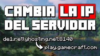 👉Cómo PERSONALIZAR la IP de tu Servidor de Minecraft Dominio y Subdominio [upl. by Nosloc]