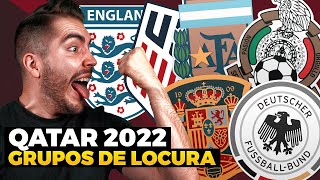 REACCIONO al SORTEO de QATAR 2022  ¿El MEJOR MUNDIAL en años [upl. by Edee]