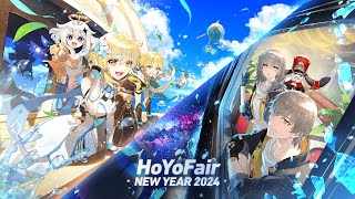 HoYoFair 2024 New Year Genshin Impact amp Honkai Star Rail Fan Art Special Program [upl. by Tupler]