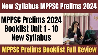 MPPSC Prelims Book list 2024  MPPSC Prelims New Syllabus booklist 2024  MPPSC booklist ✍️🔥 [upl. by Massiw]