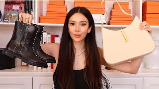 Luxury Haul  Alaïa Loeffler Randall DeMellier London Tory Sport FRAME GINGIBERI etc [upl. by Evelinn912]