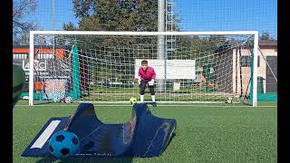 Leonardo VS Deviatore reattività riflessi reazione e tanto divertimento training for goalkeepers [upl. by Hay]