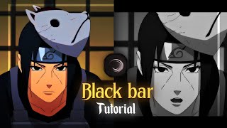 Black bar Tutorial on Alight motion 🔥 [upl. by Alric673]