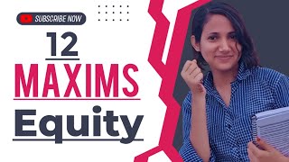 12 maxims of equity  Equity Lecture 2  maxims of equity [upl. by Blair]