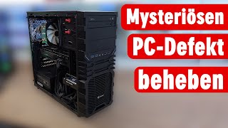 Gaming PC seltsam defekt  startet Windows nicht  kein Bild  Fehler beheben [upl. by Balling]