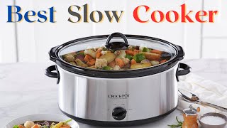 Best Slow Cooker 2024 Top 10 Slow Cooker Buying Guide [upl. by Vaas]